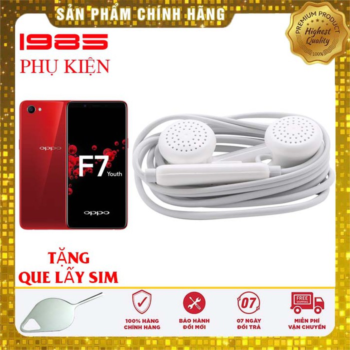 Tai nghe cho oppo f7 youth nghe hay chính hãng