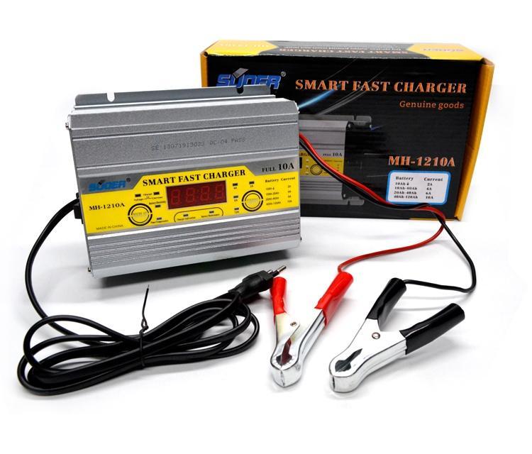 Sạc bình ắc quy tự động 12v 10a có màng hình - sạc cho bình 150ah