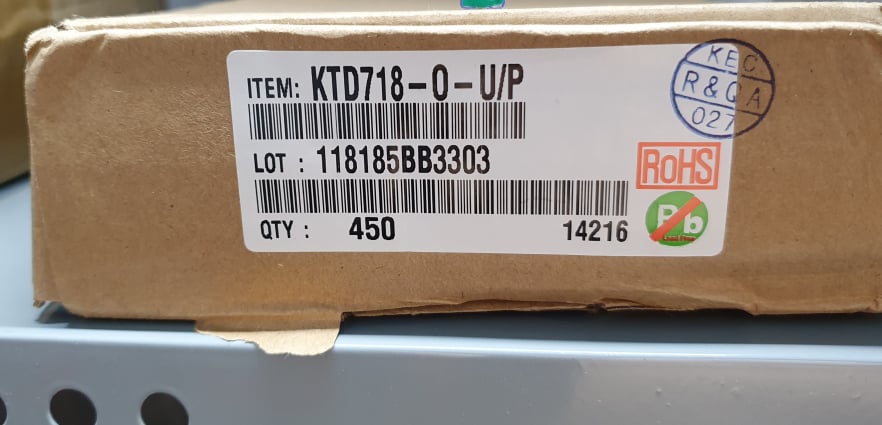 Sò - Transistor D718 B688 (2SD718 và 2SB688) - Hàng Zin KEC - Lưng Đồng Dày - Chân Dài
