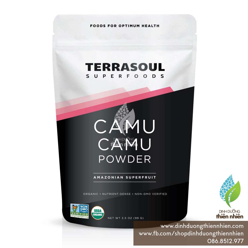 HCMBột Camu Camu Hữu Cơ Terrasoul Superfoods Organic Camu Camu Powder 99g