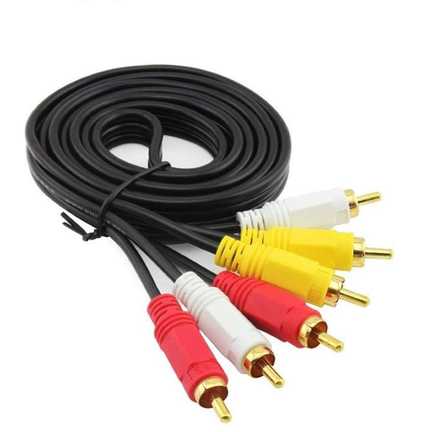 Cáp av hoa sen video và audio rca dài 15m