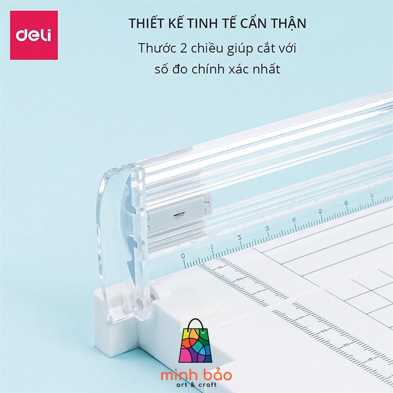 BÀN CẮT GIẤY KHỔ A4 MINI DELI 14251