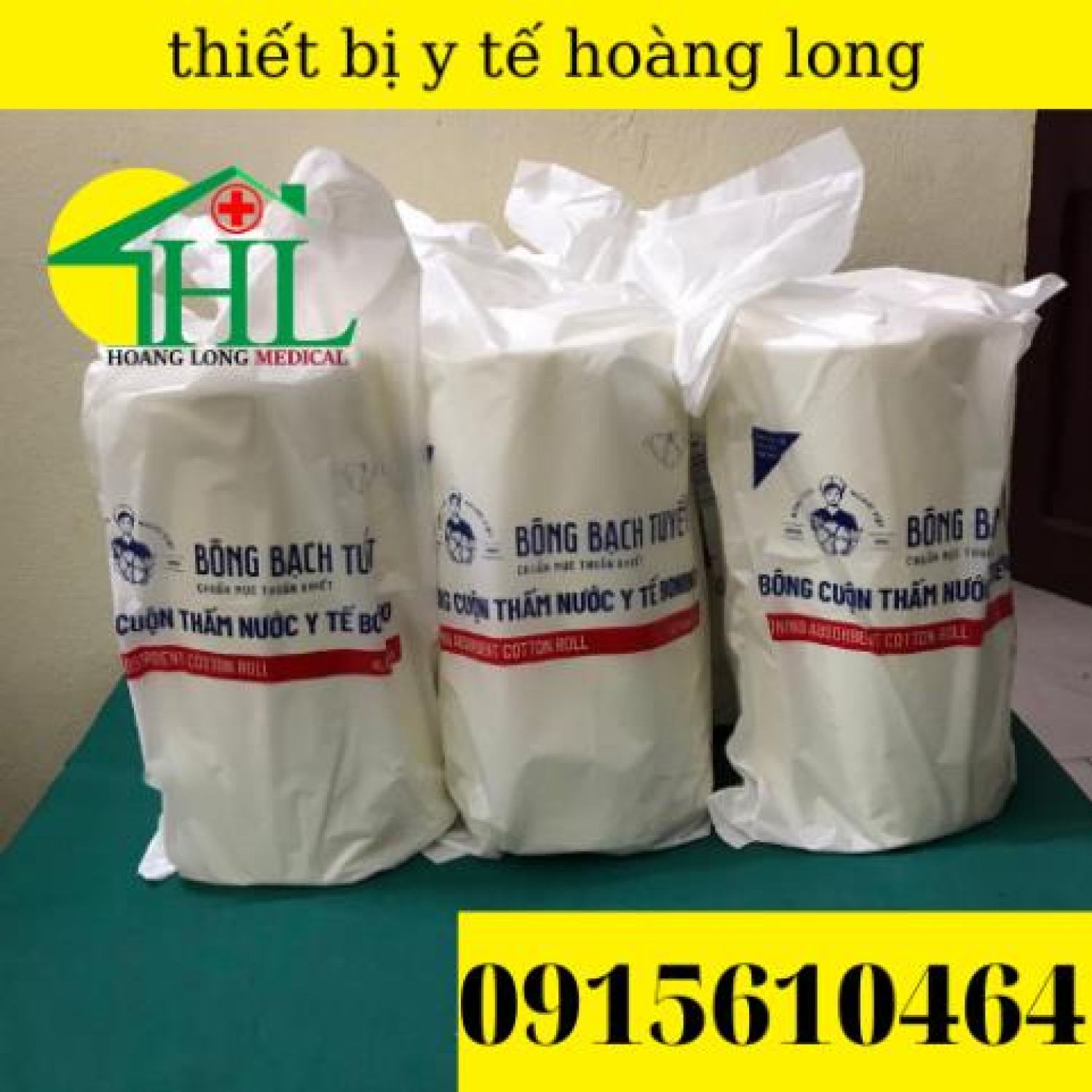 Bông Cuộn Gòn Y Tế Bạch Tuyết 01kg