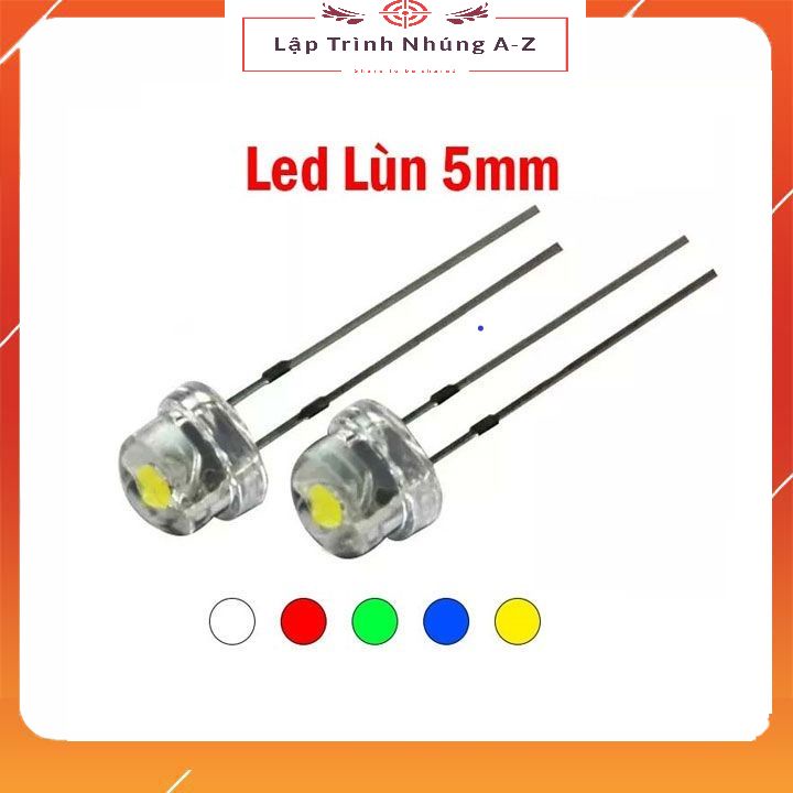 [Lập Trình Nhúng A-Z] Gói 10 Con Led Lùn F5 5mm