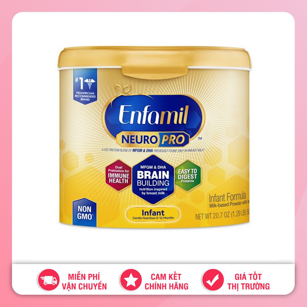 [HCM] SỮA BỘT ENFAMIL NEURO PRO 587G MỸ - Date 10.2024