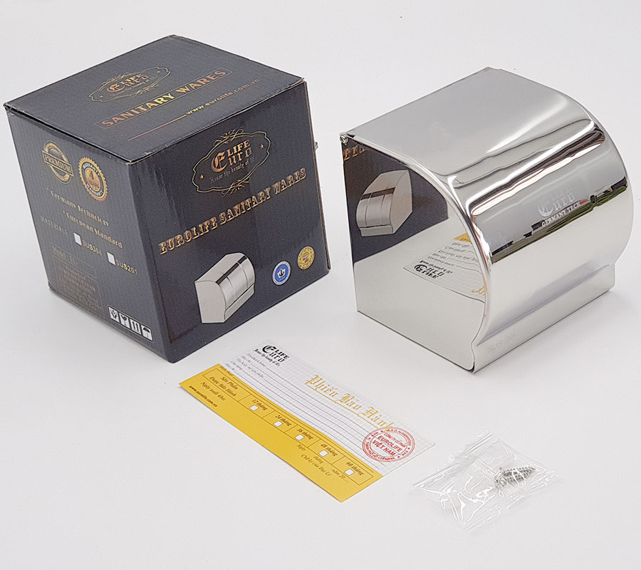 Hộp đựng giấy vệ sinh Inox 304 Eurolife EL-P05-4