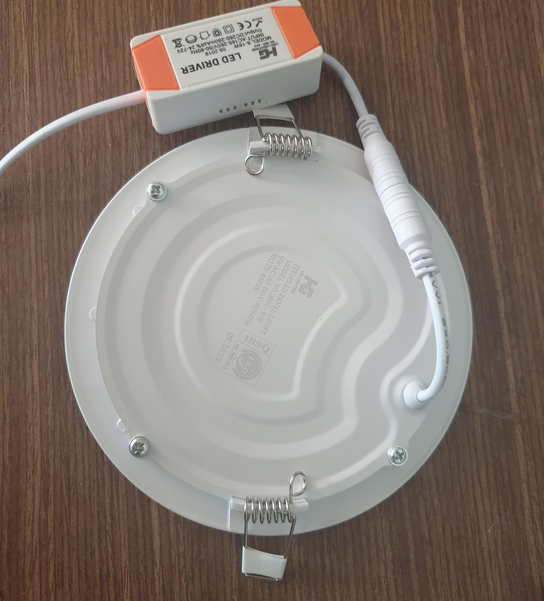 Bộ 4 đèn led âm trần siêu mỏng tròn  12w (ánh sáng trắng )