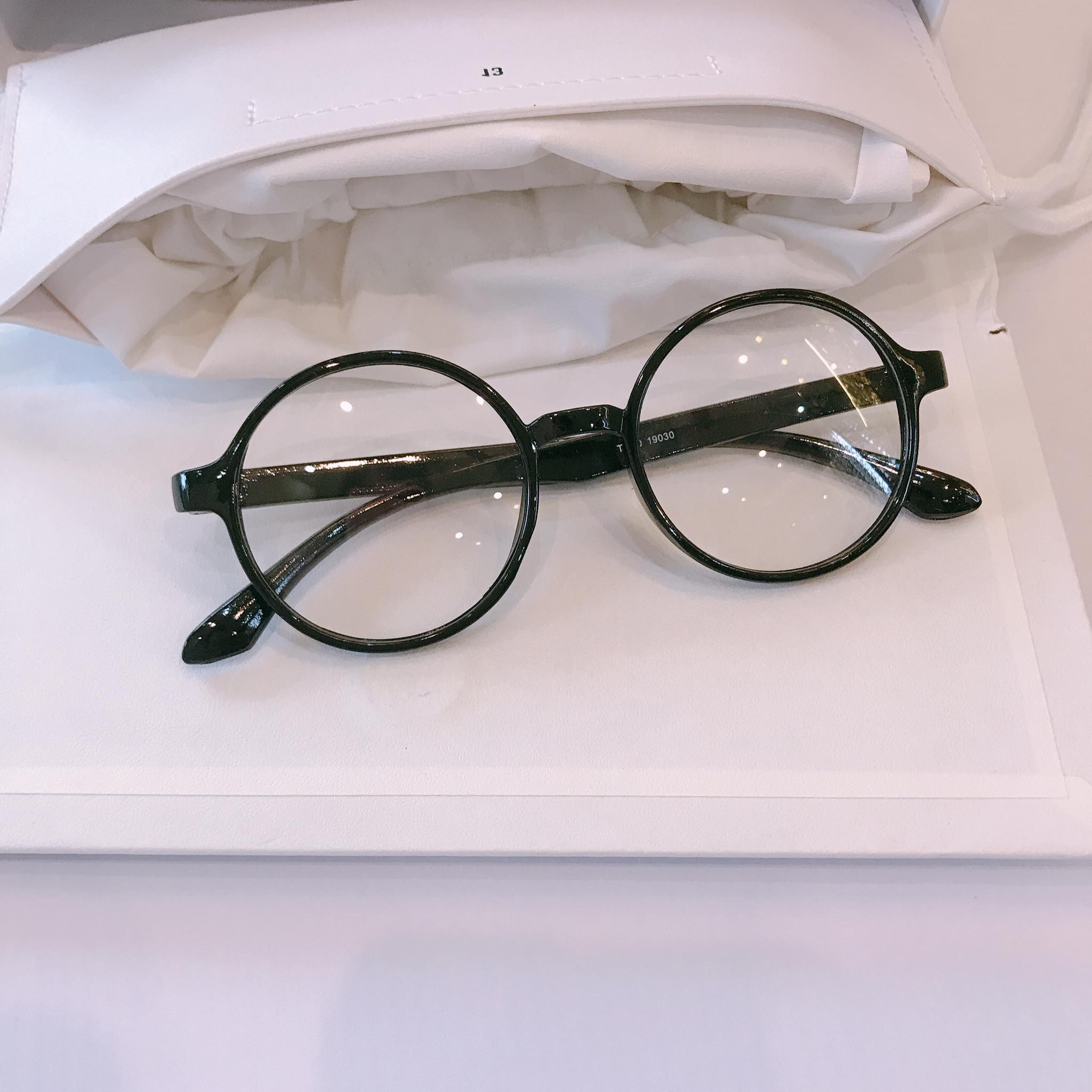 Gọng kính cận, Kính giả cận Mắt tròn xoe Harry Porter ĐEN