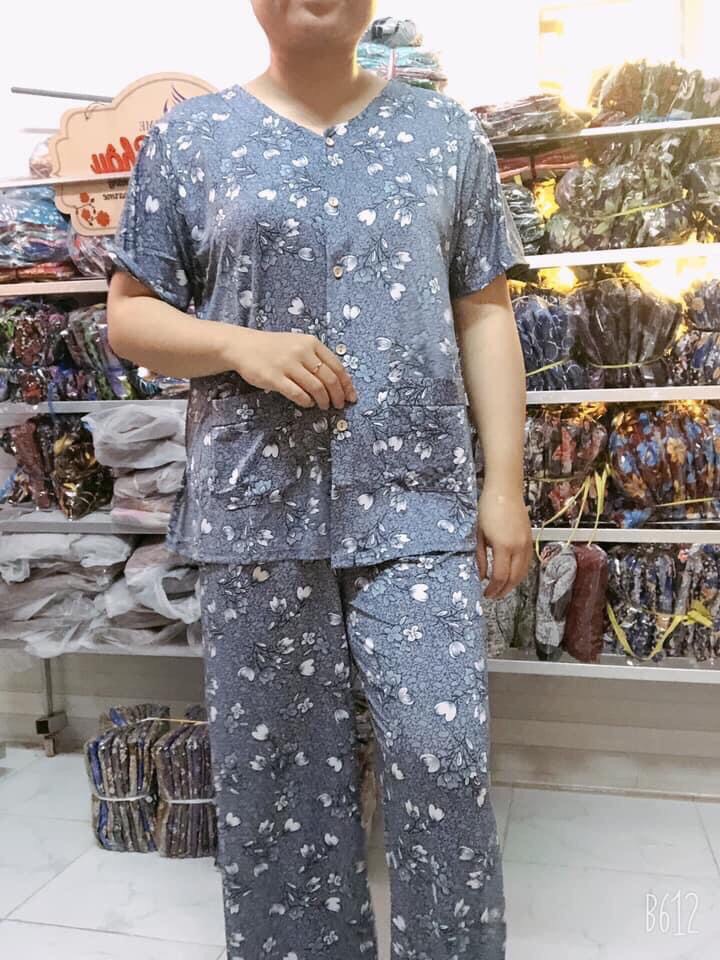 [HCM]Bộ bà già tay ngắn 2 túi