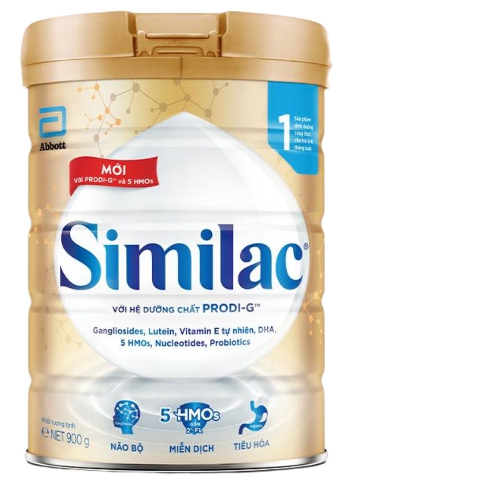 sữa bột abbott similac prodi-g 5 HMOs số 0+ lon 850g