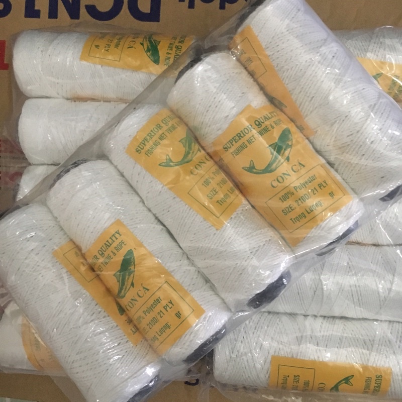 Dây chỉ nhợ hiệu con cá (lốc 5 cuộn)