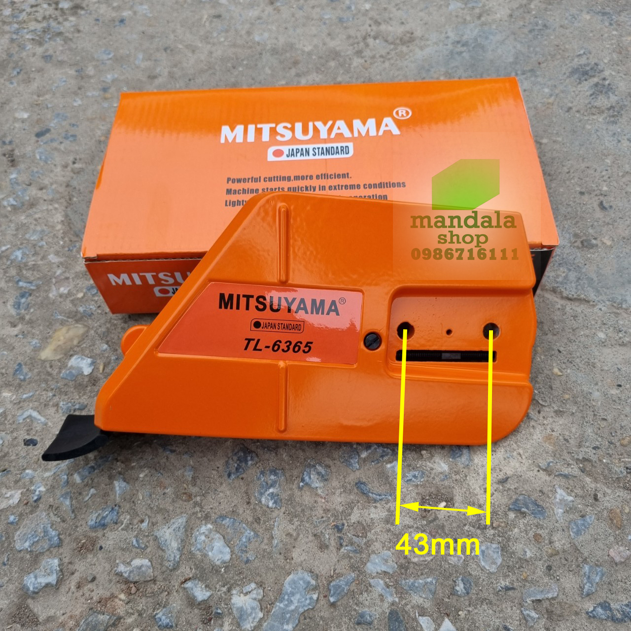 Ốp lam máy cưa xích 365 hàng hiệu mitsuyama, dày dặn, chắc chắn