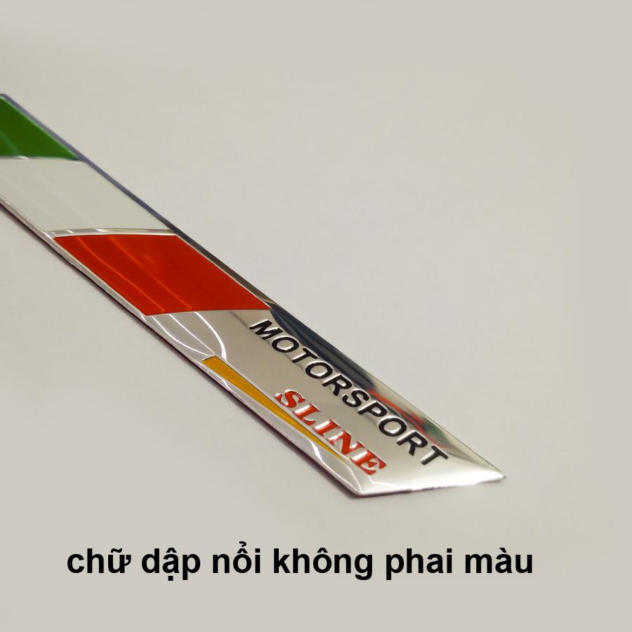 Tem dán xe Nhôm nổi CNC - ITALY S29