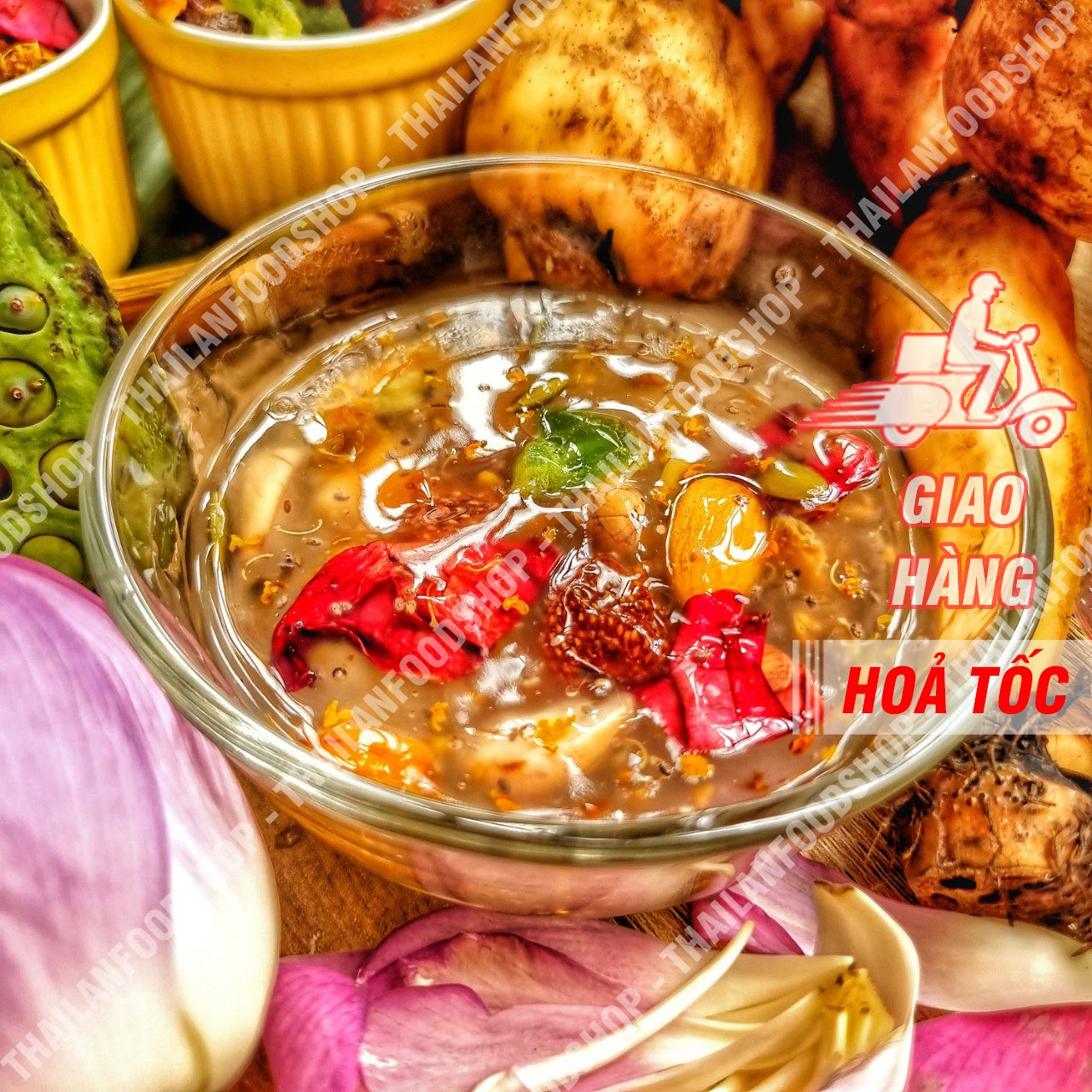 Tinh Bột Củ Sen ( 100% Nguyên Chất Từ Củ Sen Tươi ) - Lon 350gram
