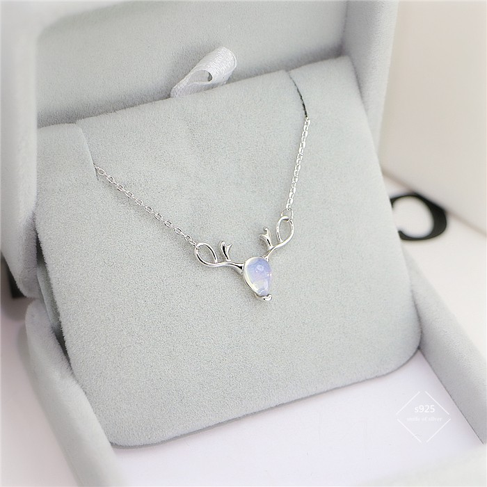 Dây chuyền bạc Ý 925 mặt hươu Hàn Quốc cam kết hàng đúng mô tả chất lượng đảm bảo an toàn đến sức khỏe người sử dụng