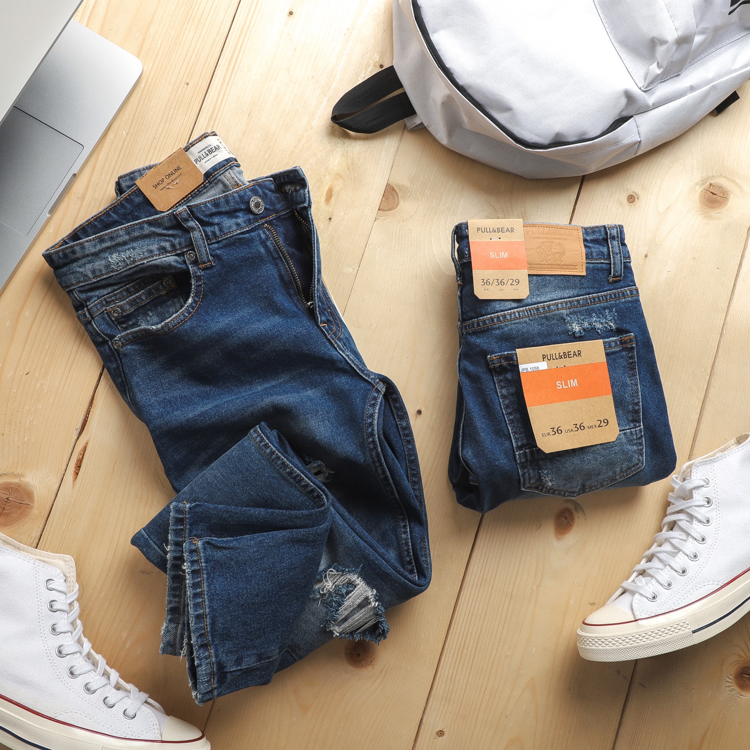 [HCM]Quần jean rách Pull&Bear 1058