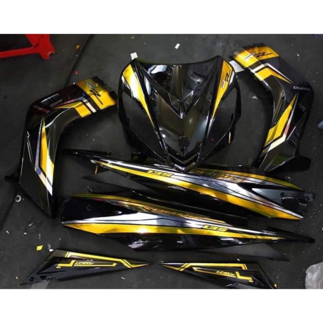 Tem rời Exciter 135 Rời vàng đen