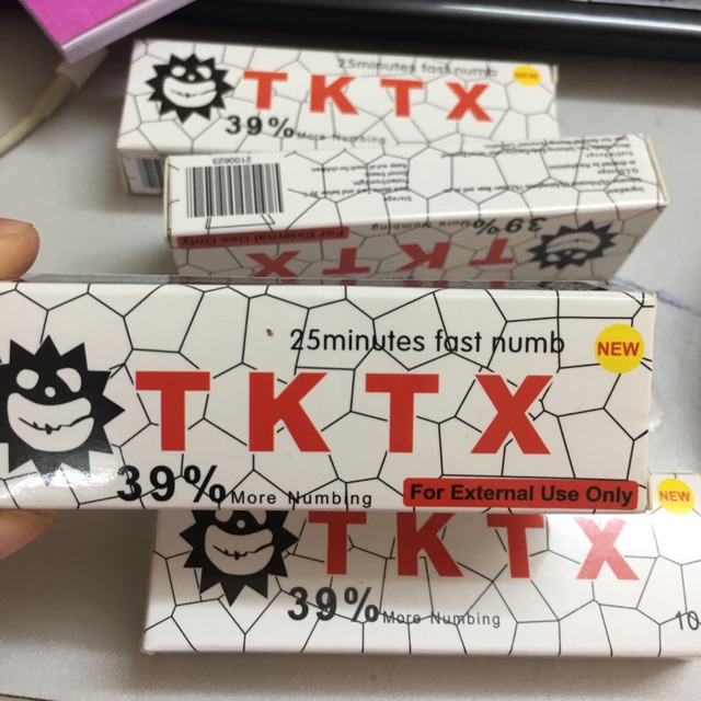 [Set 2 tip] Kem tê TKTX phun xăm Môi mày mí mắt 10g