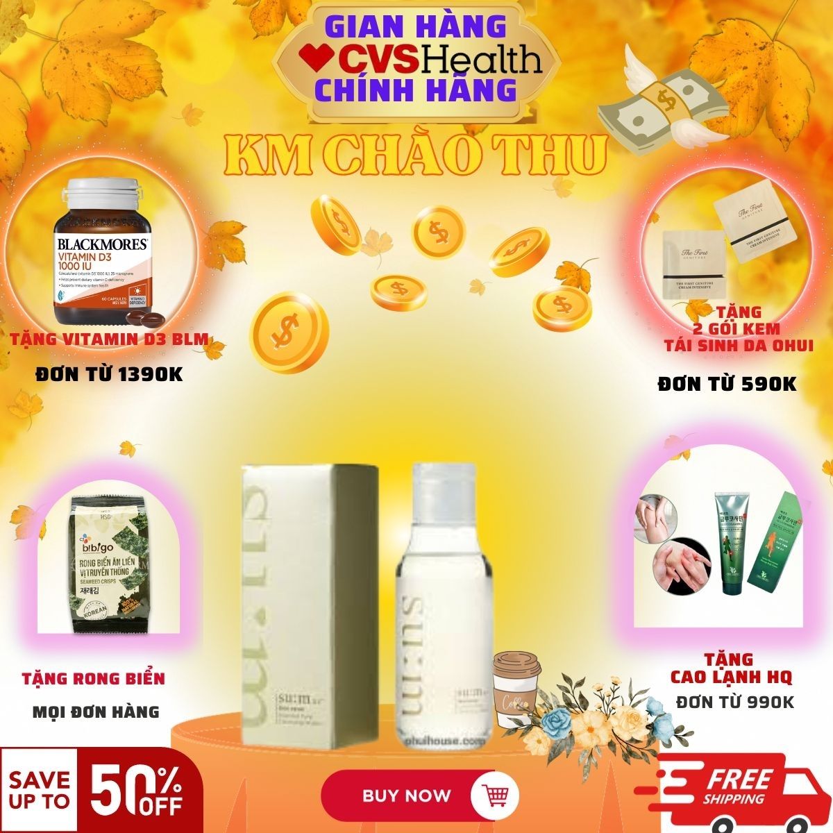 Nước tẩy trang SUM 37-100ml