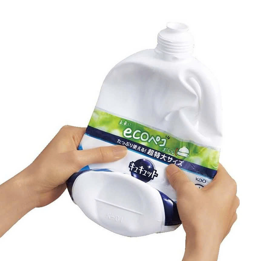 (CHAI 1250ML - HƯƠNG TRÀ XANH) NƯỚC RỬA CHÉN KAO NHẬT BẢN