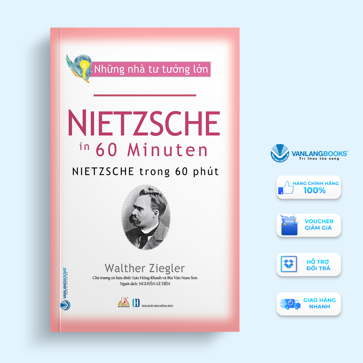 Sách - những nhà tư tưởng lớn - nietzsche trong 60 phút-vanlangbooks