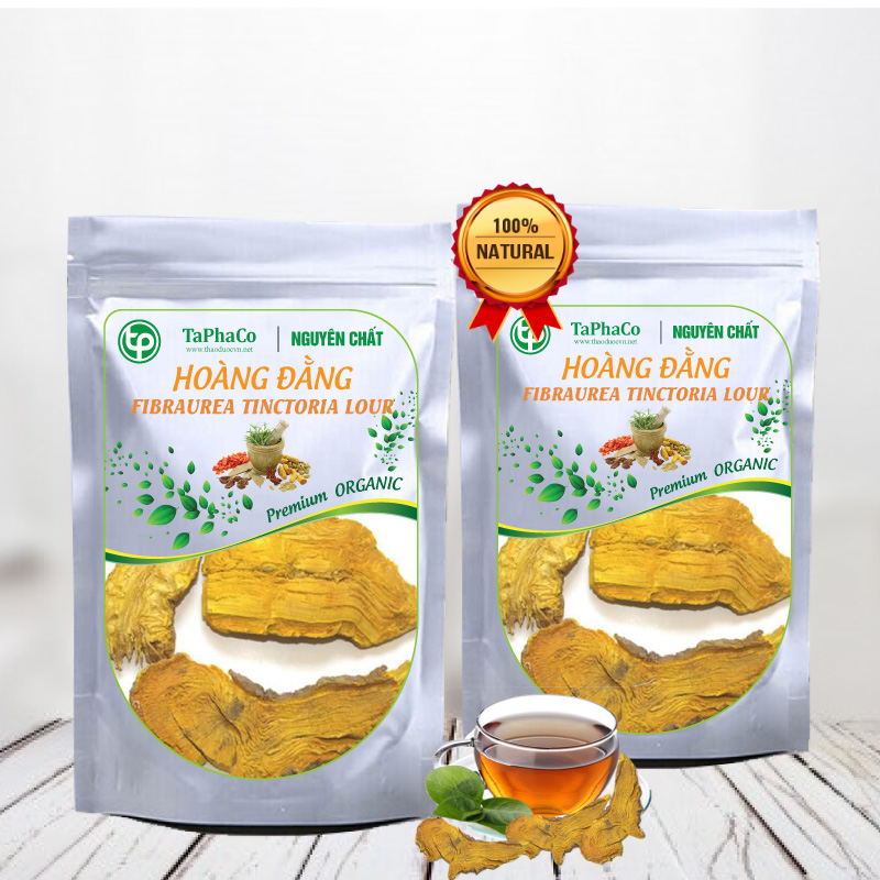[Hàng mới về] Hoàng đằng khô 500g - Tấn Phát - Hỗ trợ kháng khuẩn và bảo vệ sức khỏe