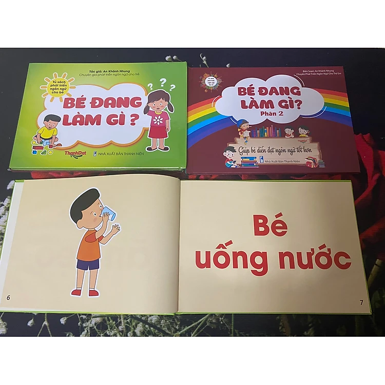 Combo 2 tập Bé Đang Làm Gì - Cô An Khánh Nhung