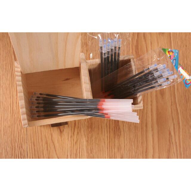 10 Ruột Bút Nước (xanh Đỏ Đen Tím) Bukao