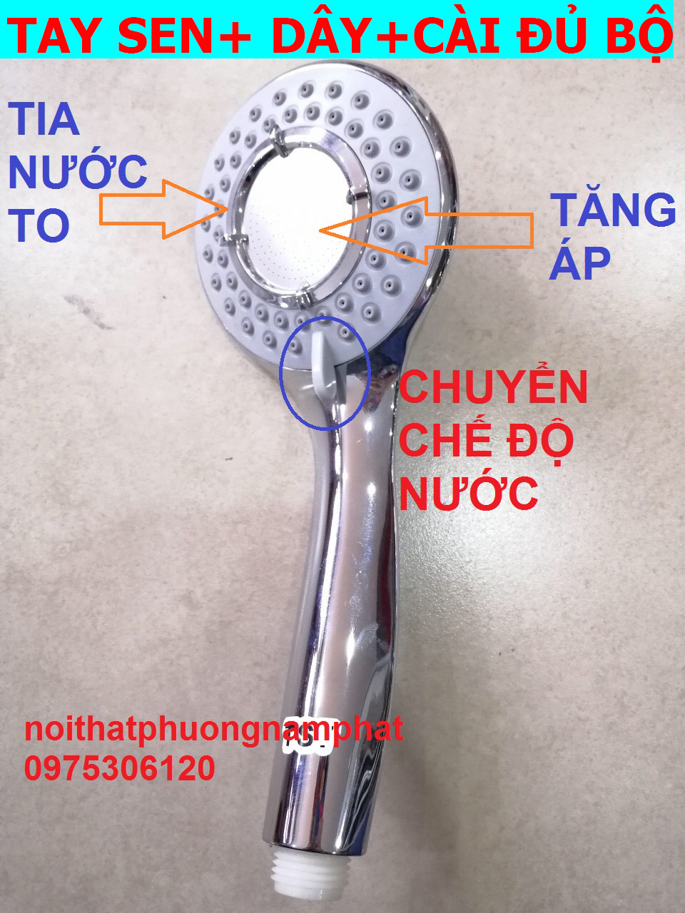 [HCM][NHIỀU CHẾ ĐỘ NƯỚC] Tay Sen Tắm Tăng Áp Vòi hoa sen và Dây Sen và Cài Sen TS11 TS điều chình được nhiều chế độ nước