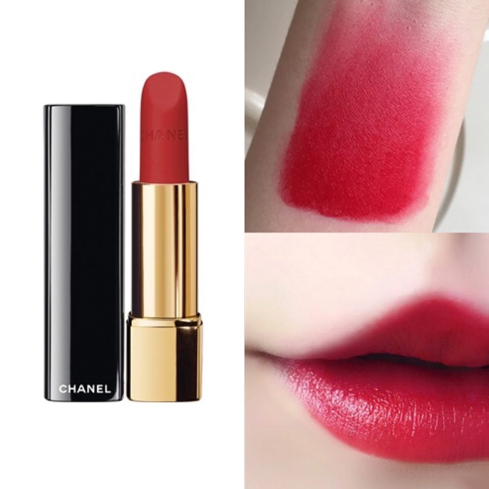 Son Lì Chanel Rouge Allure Velvet Extreme , chất son mềm mịn như nhung,  khả năng lên màu chuẩn mà cho đôi môi cảm giác mỏng nhẹ, tự nhiên, giúp  dưỡng ẩm