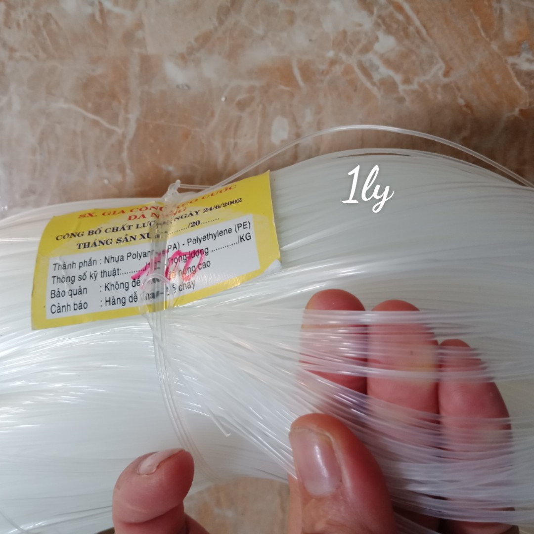Cước đúc loại 1ly+1,2ly, cước giàn leo, dây thả diều