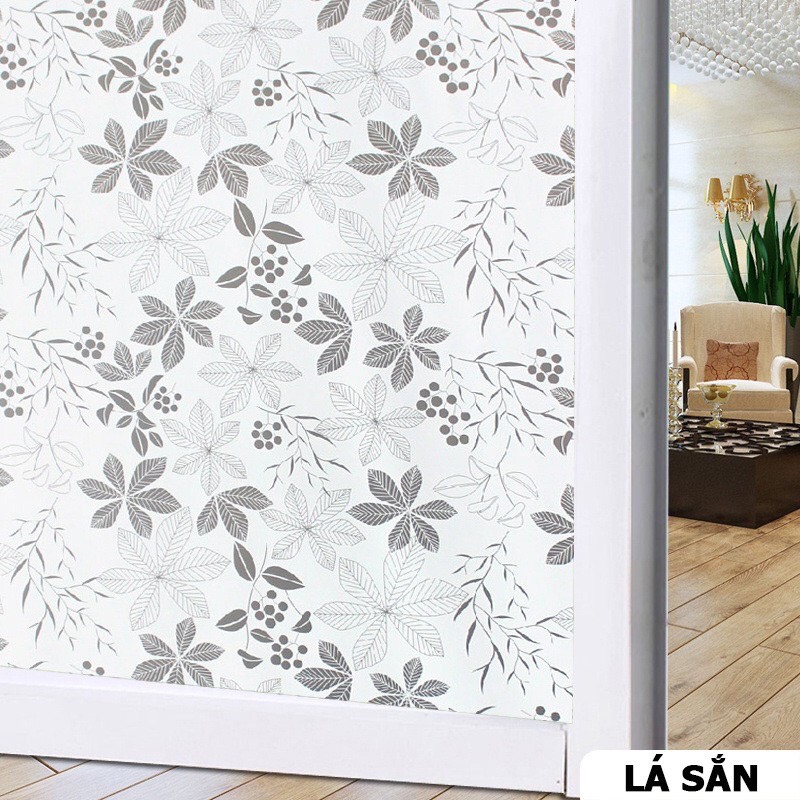 Giấy dán kính lá sắn khổ 90cmlzd