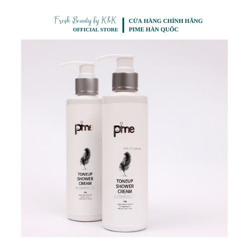 Kem dưỡng ủ trắng Pime Toneup Shower Cream