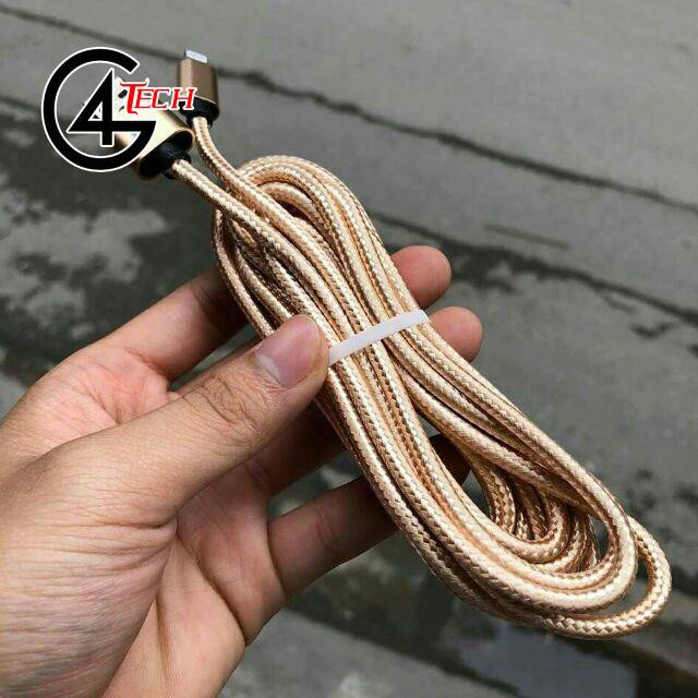 Dây cáp sạc 3m siêu dài siêu bền