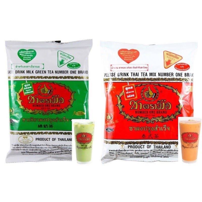 [CHÍNH HÃNG] Trà Thái Xanh - Thái Đỏ [Nguyên liệu làm trà sữa] Xanh 200gr, Đỏ 400gr