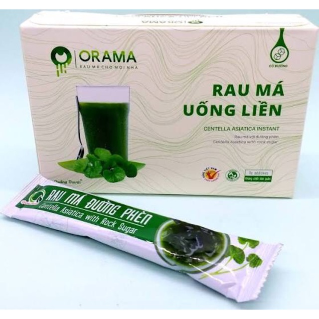 Rau Má Đường Phèn Quảng Thanh ( 10 bịch/hộp )