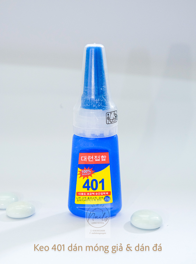 Keo 401 dán móng, dán charm (Chai)
