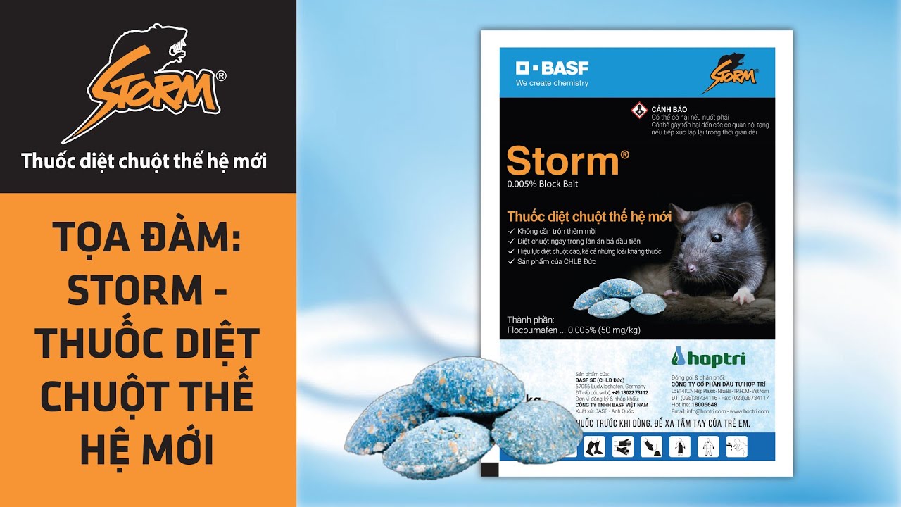 Thuốc diệt chuột DẠNG LÚA MẠNH HƠN Storm