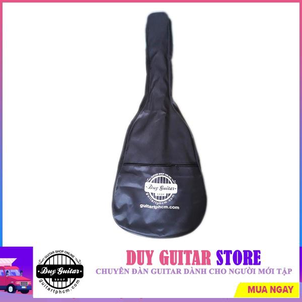 Bao vải đàn guitar - bao đàn guitar 1 lớp vải dù (màu đen) Duy Guitar Store
