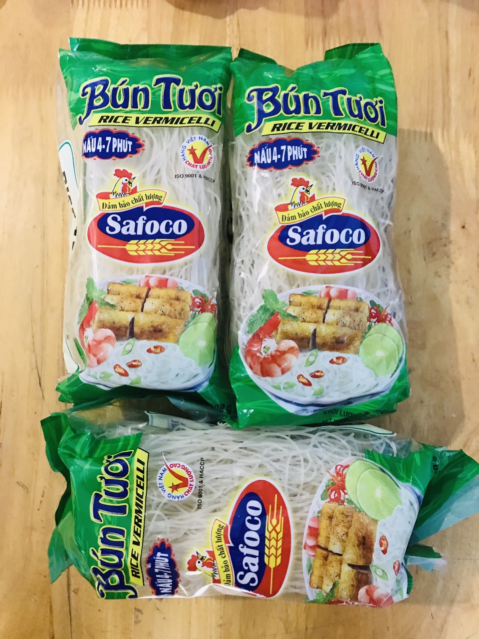 [ COMBO 3 GÓI BÚN] Bún Tươi Safoco 300 Gram