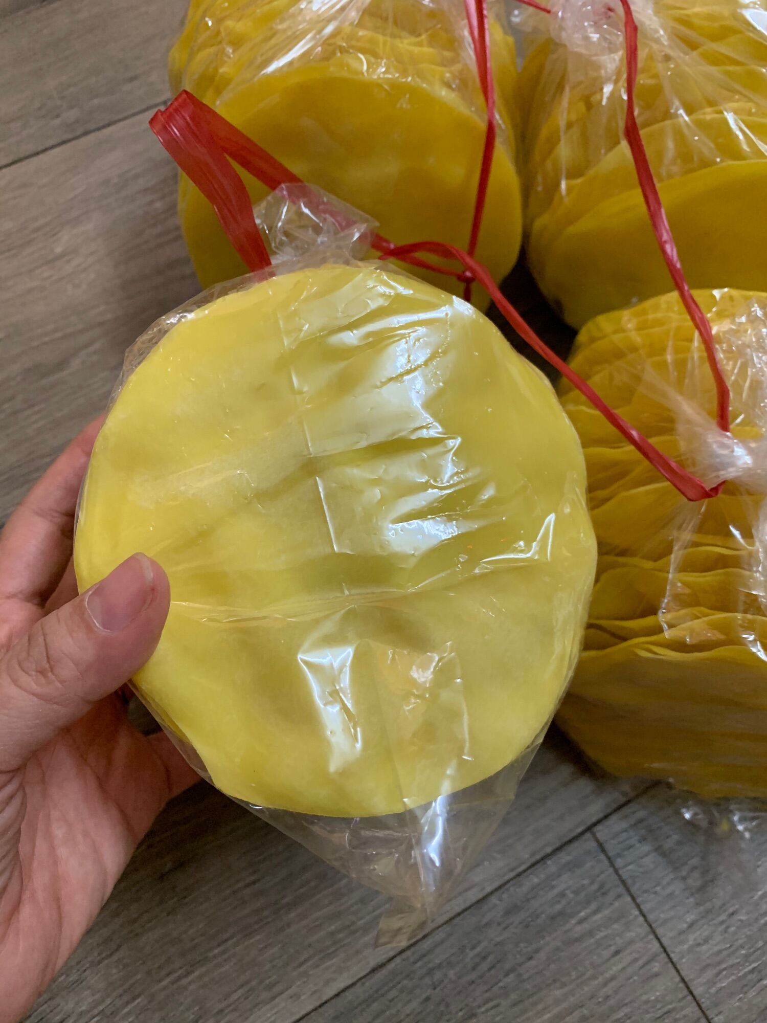 Hoành thánh khômiếng tròn 250g
