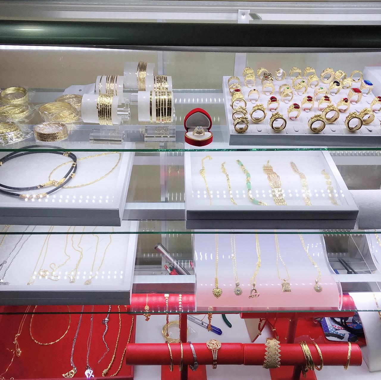 Lắc tay nữ xi dát vàng 18k cao cấp