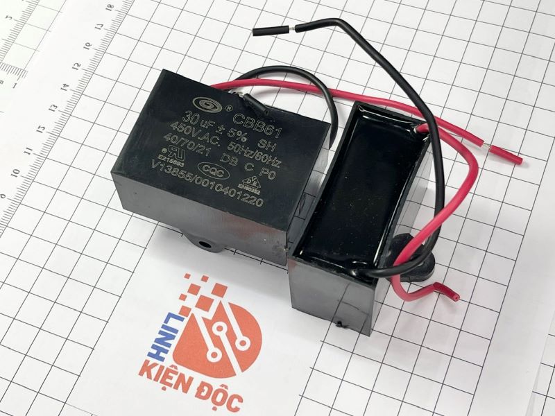 [ 1 Chiếc ] Tụ quạt CBB61 30UF 450VAC