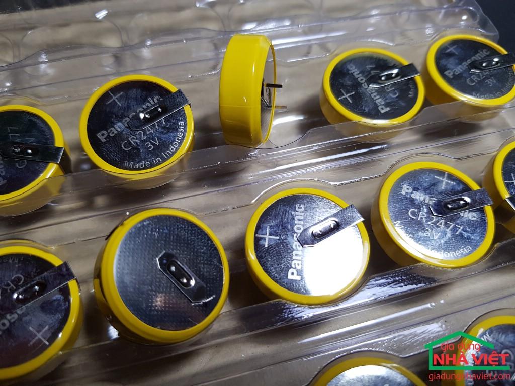 Pin nuôi nguồn Panasonic CR2477 lithium 3V hàn chân