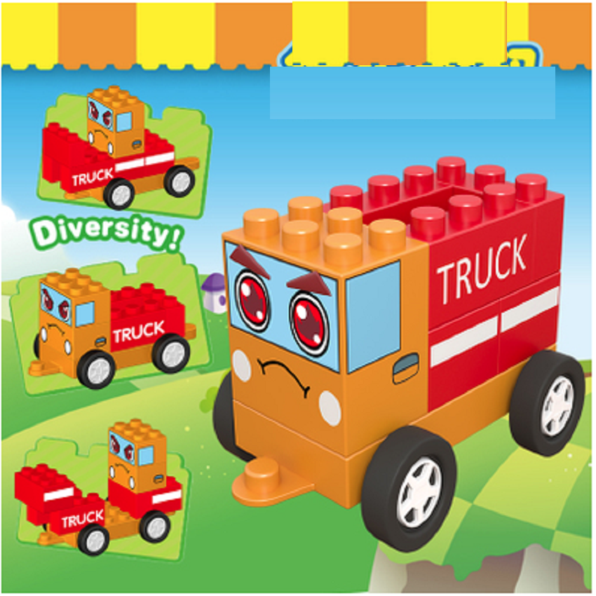 Đồ chơi lắp ghép Chichiland cho trẻ em mô hình bằng nhựa cao cấp