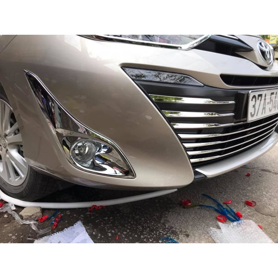 bộ ốp mạ đèn gầm vios 2019-2020
