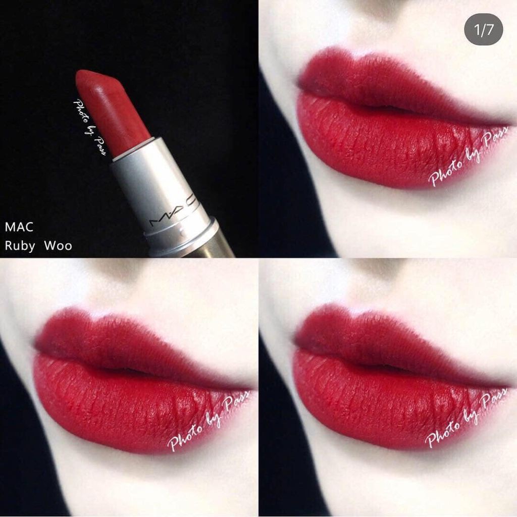 Son Mac Retro Matte Lipstick 707 Ruby Woo - Đỏ tươi