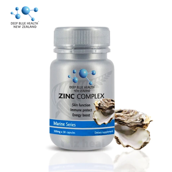 [HCM]Viên Uống Kẽm Deep Blue Health Zinc Complex: tăng đề kháng trị mụn (60 viên)