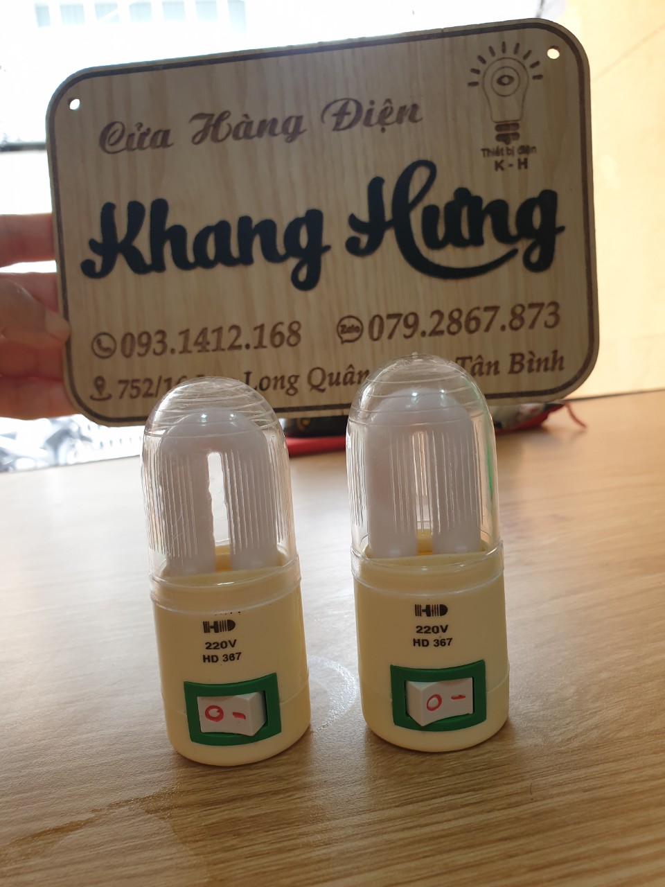 Đèn ngủ Led có công tắc