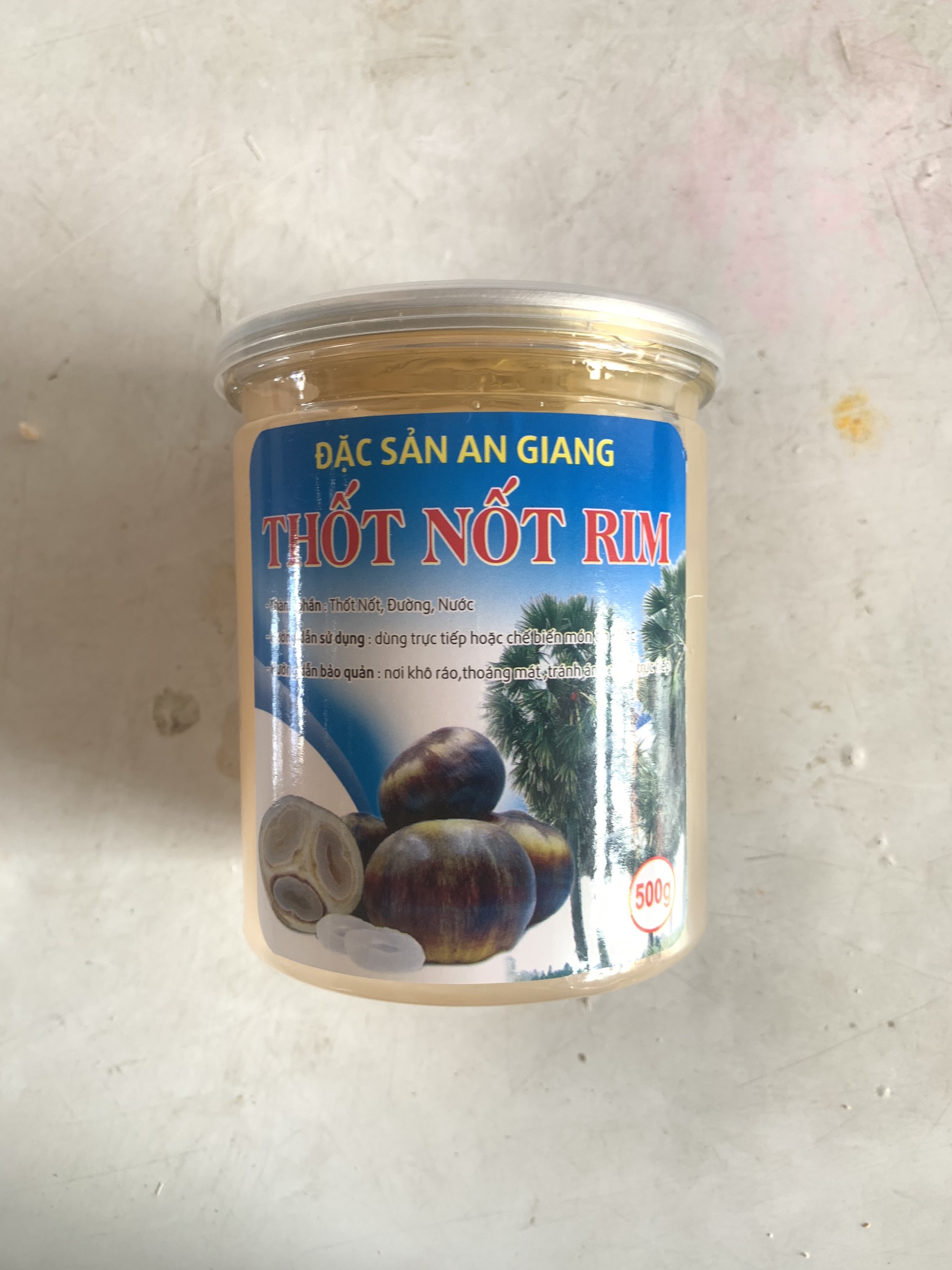 Hũ Thốt Nốt Rim 500g ngọt dẻo